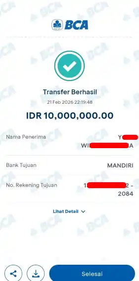 Bukti Transfer