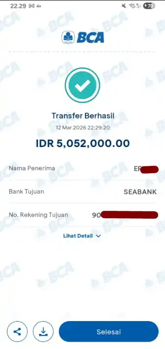 Bukti Transfer