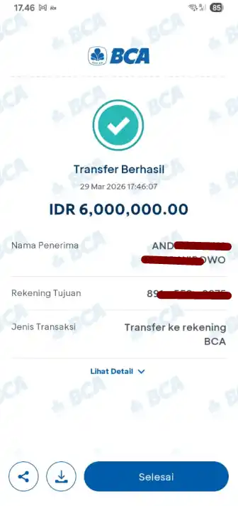 Bukti Transfer