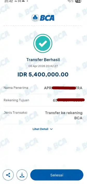 Bukti Transfer
