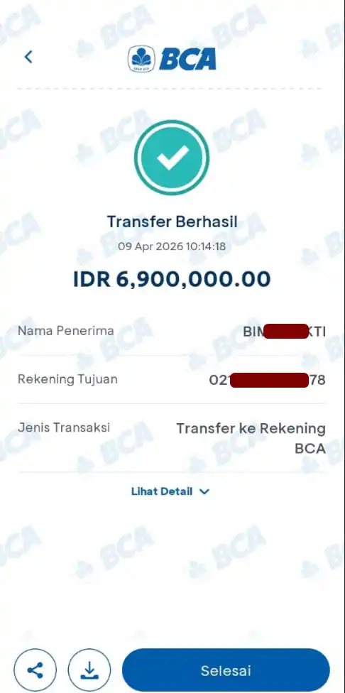 Bukti Transfer