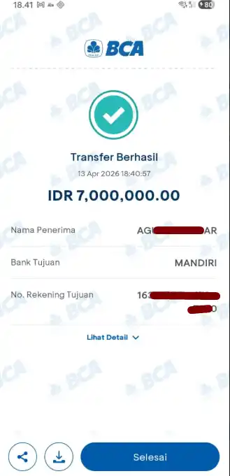 Bukti Transfer