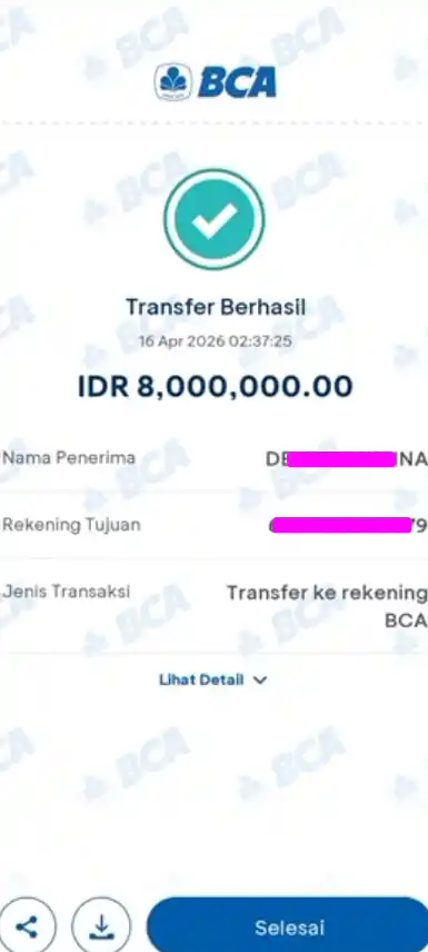 Bukti Transfer