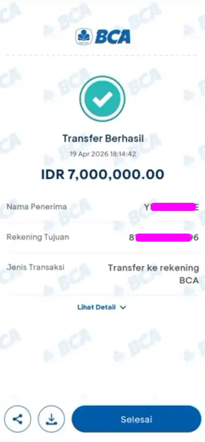Bukti Transfer